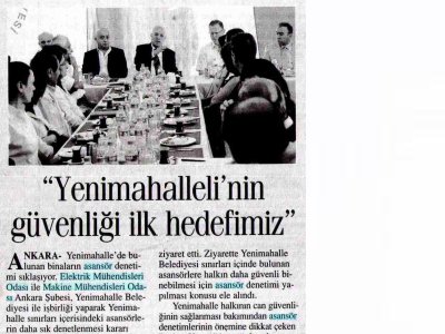 YENİMAHALLELİ'NİN GÜVENLİĞİ İLK HEDEFİMİZ" (ANAYURT, 31.07.2009)