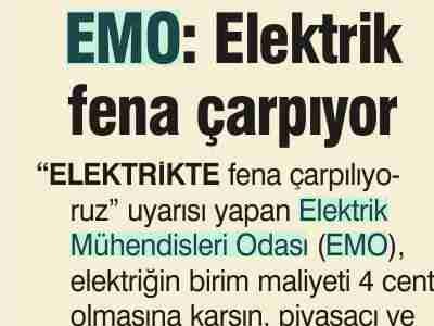 EMO: ELEKTRİK FENA ÇARPIYOR (GÜNBOYU, 05.09.2009)