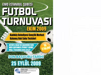 EMO İSTANBUL ŞUBESİ FUTBOL TURNUVASI BAŞLIYOR