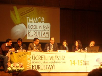 TMMOB ÜCRETLİ VE İŞSİZ MÜHENDİS, MİMAR VE ŞEHİR PLANCILARININ KURULTAYI YAPILDI