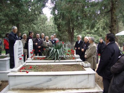 ALAETTİN ANAHTARCI 7. ÖLÜM YILDÖNÜMÜNDE MEZARI BAŞINDA ANILDI