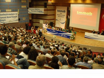 TMMOB GENEL KURULU GERÇEKLEŞTİRİLDİ