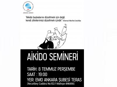 AİKİDO SEMİNERİ DÜZENLENECEK