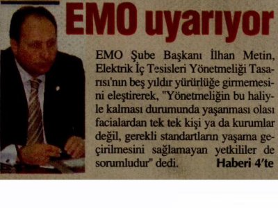 EMO UYARIYOR-(KÖRFEZ-12.10.2010)