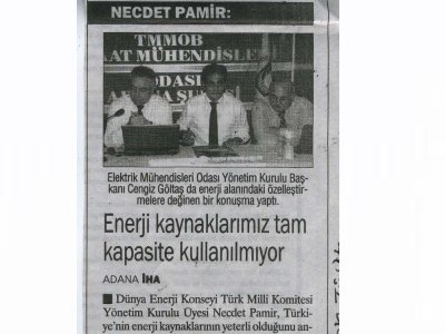 ENERJİ KAYNAKLARIMI TAM OLARAK KULLANILMIYOR
