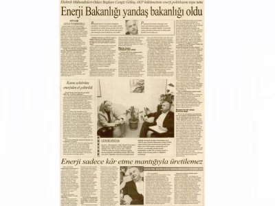 ENERJİ BAKANLIĞI YANDAŞ BAKANLIĞI OLDU