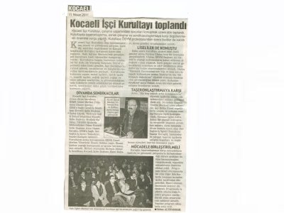 KOCAELİ İŞÇİ KURULTAYI TOPLANDI