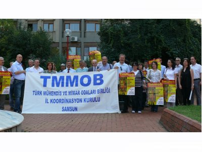 TMMOB MÜHENDİS, MİMAR VE ŞEHİR PLANCILARI DAYANIŞMA GÜNÜ BASIN AÇIKLAMASI