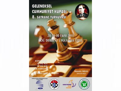 29 EKİM CUMHURİYET KUPASI SATRANÇ TURNUVASI BAŞLIYOR