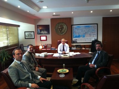 KONGRE ZİYARETLERİ KAPSAMINDA EÜAŞ GENEL MÜDÜRÜ HALİL ALIŞ İLE EİE GENEL MÜDÜR YARD. ERDAL ÇALIKOĞLU ZİYARET EDİLDİ