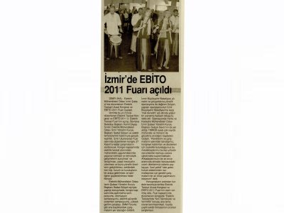 İZMİR`DE EBİTO 2011 FUARI AÇILDI - 28.11.2011 - TÜNAYDIN