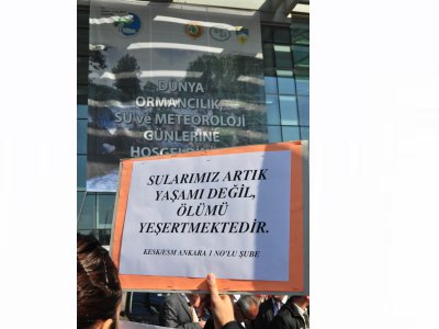 ESM: “SULARIMIZ ARTIK YAŞAMI DEĞİL, ÖLÜMÜ YEŞERTMEKTEDİR”