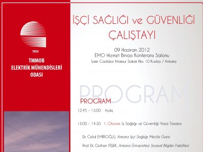 EMO`DAN `İŞÇİ SAĞLIĞI VE GÜVENLİĞİ ÇALIŞTAYI`