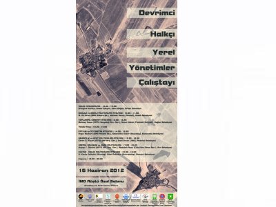 DEVRİMCİ-HALKÇI YEREL YÖNETİMLER ÇALIŞTAYI DÜZENLENİYOR