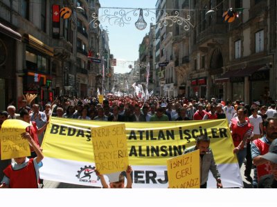 BEDAŞ İŞÇİLERİNİN HAKLI MÜCADELESİNİ DESTEKLİYORUZ