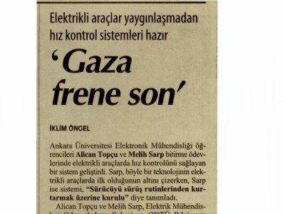 GAZA FRENE SON (CUMHURİYET ANKARA, 23.06.2012)