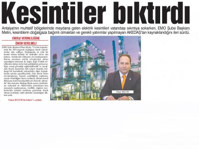 KESİNTİLER BIKTIRDI  (HİLAL-14.07.2012)