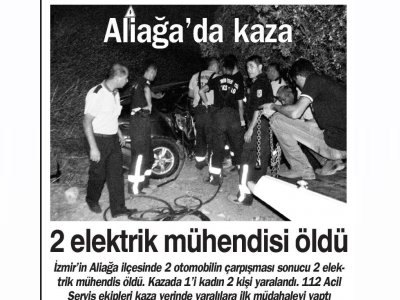 ALİAĞA`DA KAZA (HABER EKSPRES, 19.08.2012)