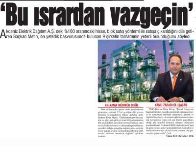 BU ISRARDAN VAZGEÇİN (HİLAL-02.10.2012)