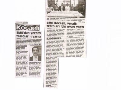 EMO`DAN YERALTI TRAFOLARI UYARISI-ÖZGÜR KOCAELİ