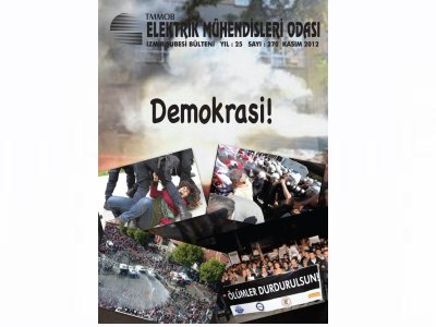 EMO İZMİR ŞUBESİ KASIM 2012 BÜLTENİ YAYINLANDI