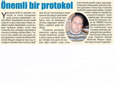 ÖNEMLİ BİR PROTOKOL (CUMHURİYET ANTALYA AKDENİZ- 12.11.2012)
