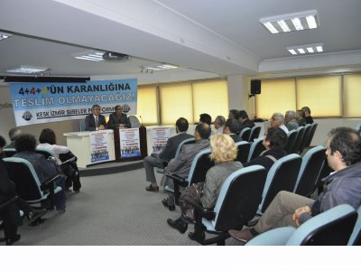 4+4+4 YARGILAMALARINA KARŞI ORTAK AÇIKLAMA