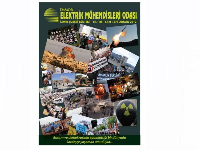 EMO İZMİR ŞUBESİ ARALIK 2012 BÜLTENİ YAYINLANDI