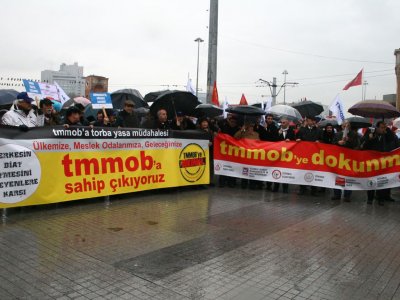 ÜLKEMİZE, MESLEK ODALARIMIZA, GELECEĞİMİZE TMMOB`A SAHİP ÇIKIYORUZ