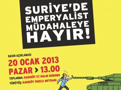 SURİYE`YE EMPERYALİST MÜDAHALEYE HAYIR!