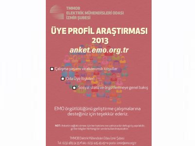 ÜYE PROFİL ARAŞTIRMASI 2013