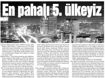 EN PAHALI 5. ÜLKEYİZ  (HİLAL-30.05.2013)