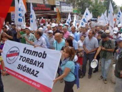 TMMOB TORBAYA SIĞMAZ YÜRÜYÜŞÜ