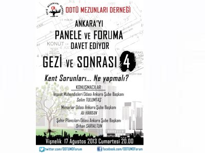 GEZİ VE SONRASI 4 KENT SORUNLARI: NE YAPMALI