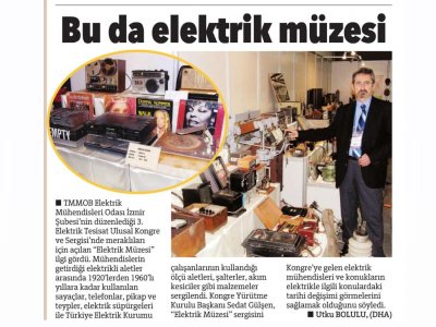 BU DA ELEKTRİK MÜZESİ - 26.11.2013 - HÜRRİYET EGE