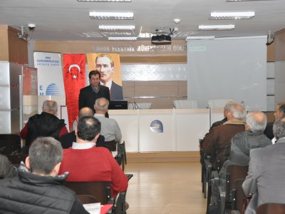 ELEKTRİK TESİSLERİNDE TOPRAKLAMALAR YETKİLENDİRME BELGESİ YENİLEME EĞİTİMİ ŞUBEMİZDE GERÇEKLEŞTİRİLDİ