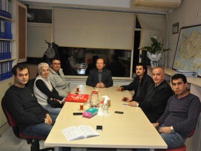 HALKEVLERİ KOCAELİ ŞUBESİ`NDEN ŞUBEMİZ YÖNETİM KURULUNA ZİYARET