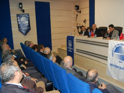 DR. NECDET TAMAMOĞULLARI ŞUBEMİZ VE MAKİNA MÜHENDİSLERİ ODASI ÜYELERİ İLE BİR ARAYA GELDİ
