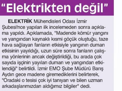 ELEKTRİKTEN DEĞİL -15.05.2014 -DOKUZ EYLÜL
