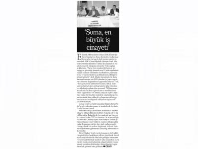 SOMA EN BÜYÜK İŞ CİNAYETİ -25.05.2014 - HABER EKSPRES