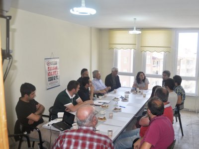 EMO NEVŞEHİR İL TEMSİLCİLİĞİNDE ÜYE TOPLANTISI GERÇEKLEŞTİRİLDİ
