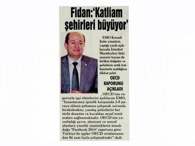 FİDAN: ` KATLİAM ŞEHİRLERİ BÜYÜYOR-ÇAĞDAŞ KOCAELİ