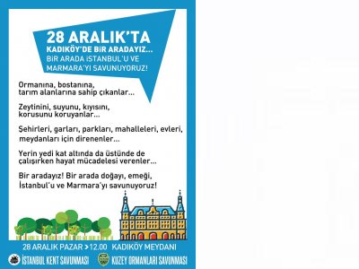 28 ARALIK MARMARA KENT VE DOĞA BULUŞMASINA GİDİYORUZ