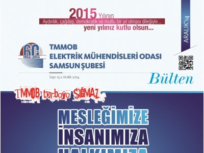ŞUBEMİZ ARALIK 2014 BÜLTENİ ÇIKTI