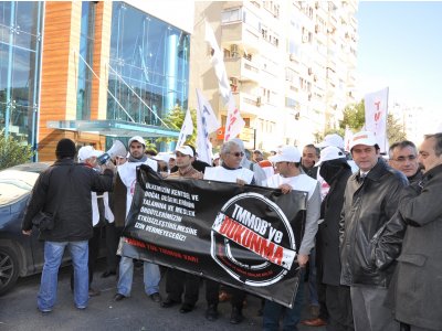 TMMOB ANTALYA İKK`DAN TORBA YASA PROTESTOSU