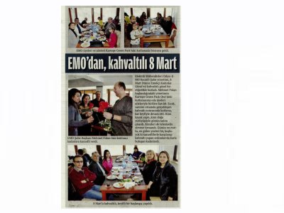 EMO`DAN KAHVALTI, 08 MART-ÖZGÜR KOCAELİ