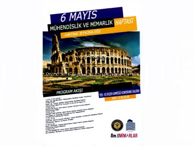 MÜHENDİSLİK VE MİMARLIK HAFTASI ORTAK ETKİNLİĞİ