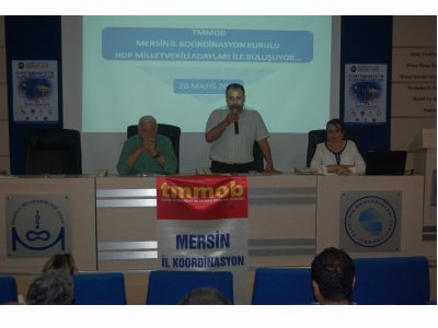 HDP MİLLETVEKİLİ ADAYLARI MERSİN İKK İLE BULUŞTU