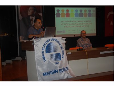 NİTELİKLİ BİNALARDA YANGIN VE GAZ ALGILAMA SİSTEMLERİ SEMİNERİ GERÇEKLEŞTİRİLDİ
