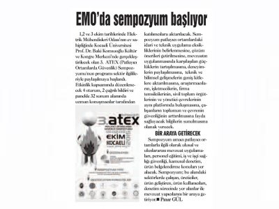 EMO`DA SEMPOZYUM BAŞLIYOR-ÇAĞDAŞ KOCAELİ